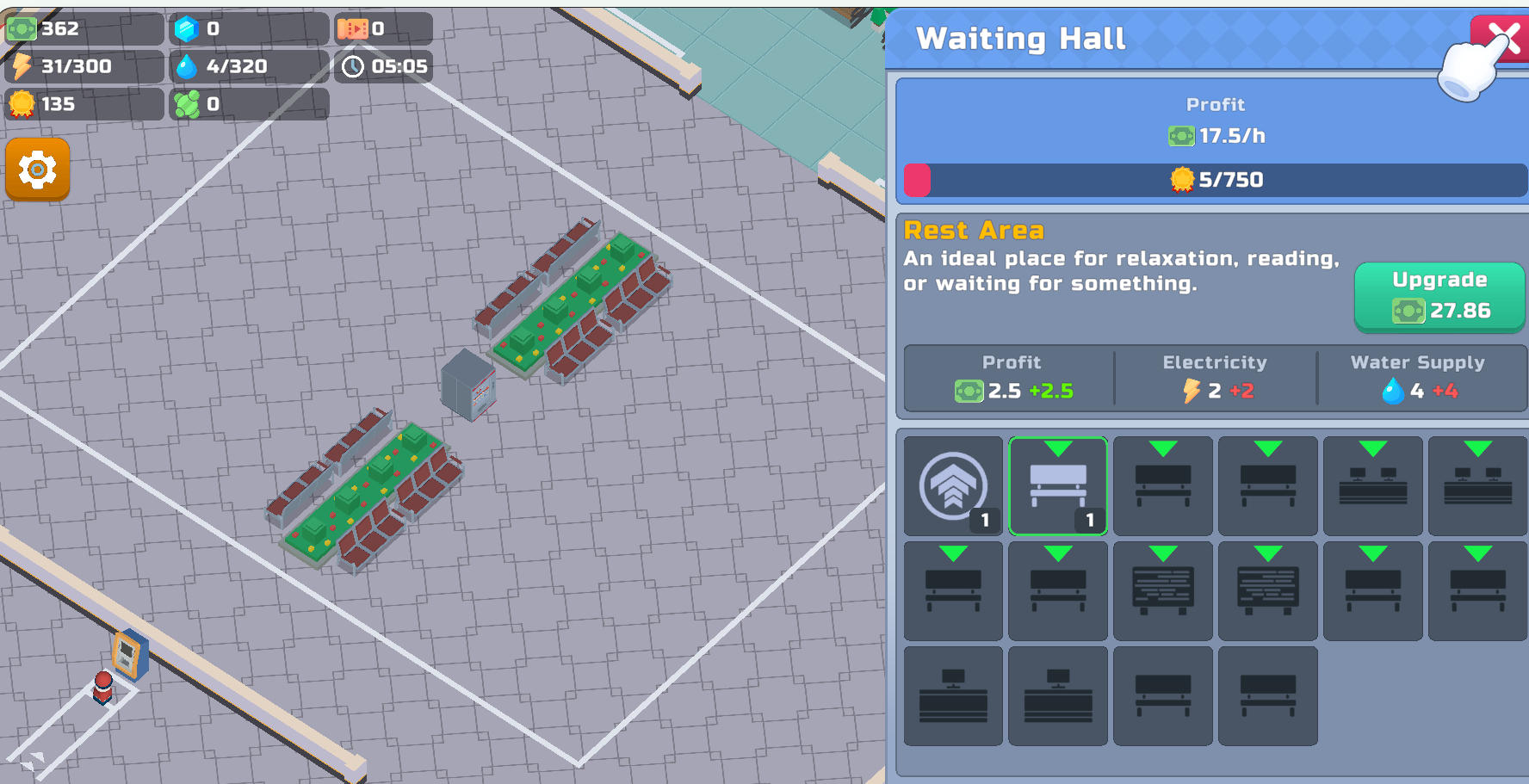 Idle Train Empire Tycoon: Station Upgrades