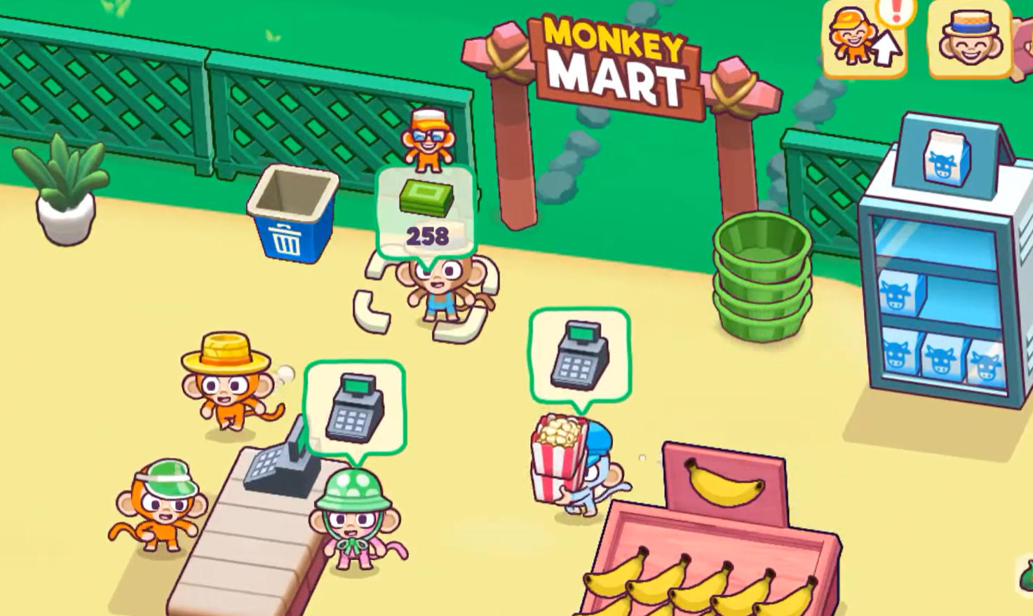 Monkey Mart game jungle retail expansion