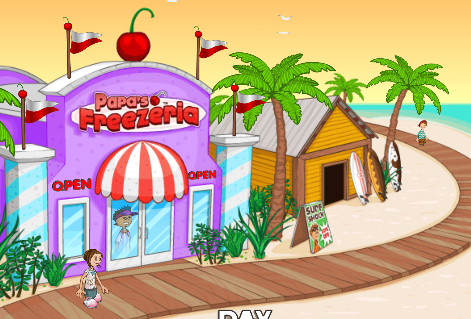 Papa's Freezeria Stations